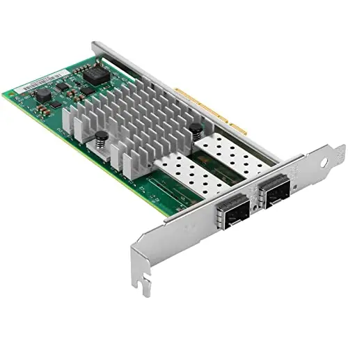 Tarjeta de Red de 10gbe para Intel X520-DA2 / X520-SR2 82599ES Chip, PCI Express 2.0 X8 Puertos SFP + duales 10Gigabit (Nic) for Windows Server, Windows Vista, Linux, Freebsd, VMware ESX/ESXi