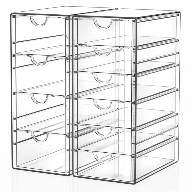 gomaihe organizador maquillaje acrílico