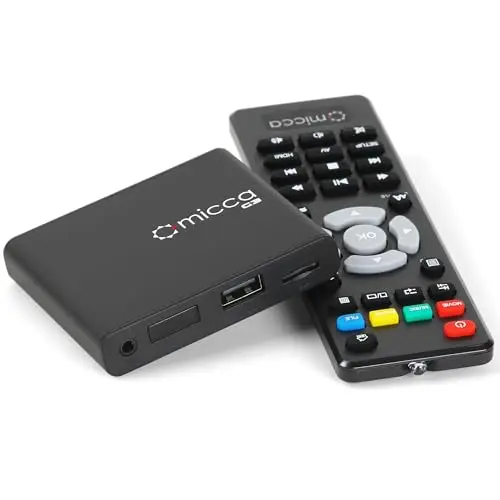 Micca G3 2K Reproductor multimedia digital USB y tarjetas MicroSD, señalización digital, H.265/HEVC H.264/AVC MP4 MKV Videos MP3 Música JPG fotos, 4K HDMI, AV analógico