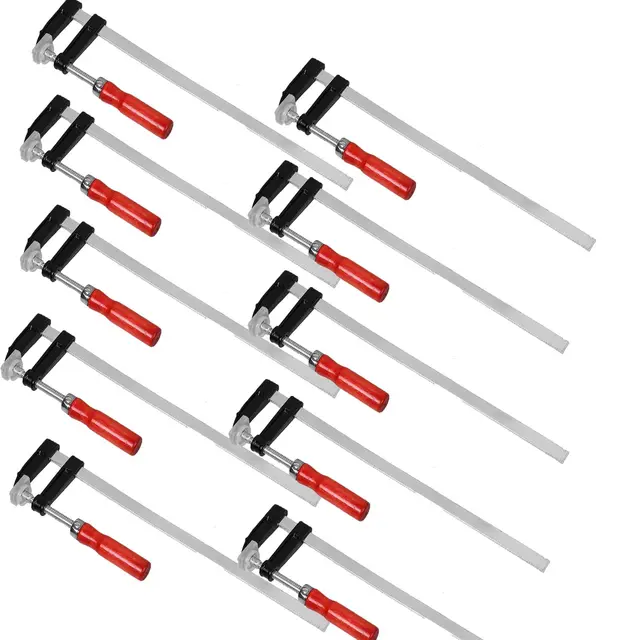 10 Piezas Sargentos de Apriete, 50 * 300mm Sargentos de Barra pinzas Carpintería Sargentos Carpintero Sargentos de Madera