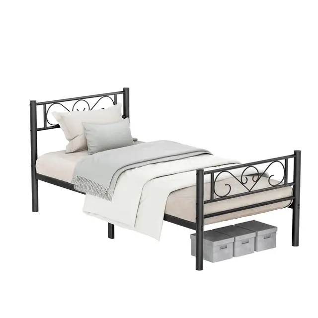 vasagle rmb061b01 cama nido metal 90x190