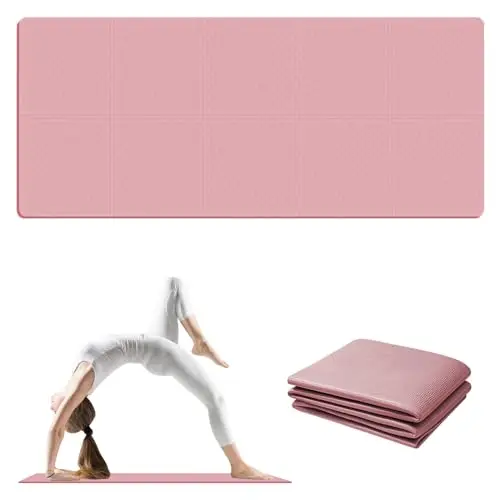 Esterilla Yoga, Colchonetas de Yoga, Esterilla Deporte, Colchoneta Gimnasia, Yoga Mat, Esterilla Fitness, Esterilla Yoga Antideslizante, 183 * 61cm*4mm, Para Pilates y Entrenamiento
