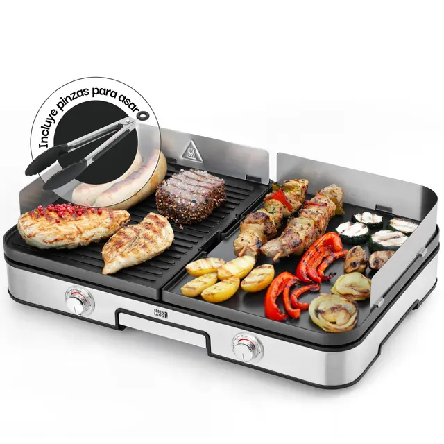 lebenlang 2400w plancha eléctrica