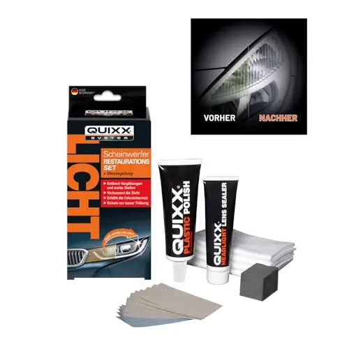 QUIXX - Kit de reparación de faros para restauración de faros