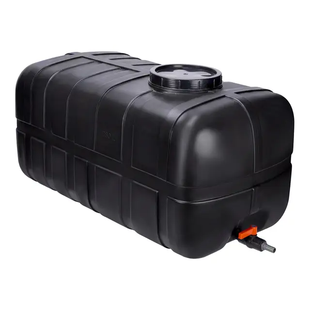 Garronda Depósito de Agua 280 litros con Tapa y Grifo – Tanque de Agua Potable de Plástico para Almacenamiento Doméstico, Industrial y como Bidon Agua para Camper GD-0098