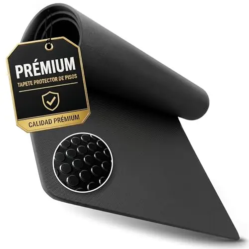 Floordirekt Sparta - Esterilla antideslizante para fitness y cinta de correr, bicicleta elíptica y equipo de fitness, absorción de impactos