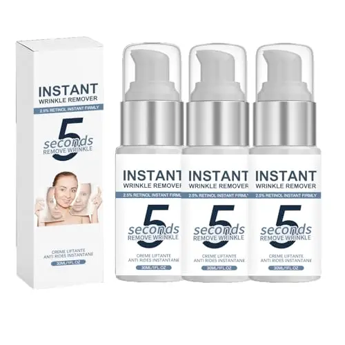 Crema eliminadora de arrugas de 5 segundos, crema antiarrugas con efecto instantáneo, para reducir las líneas finas, reafirma la piel al instante, crema antiarrugas para hombres y mujeres (3)