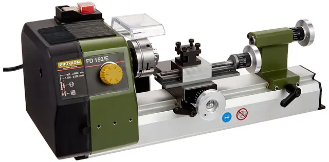 PROXXON 2224150 - Mini torno precisión fd 150/e, Metal