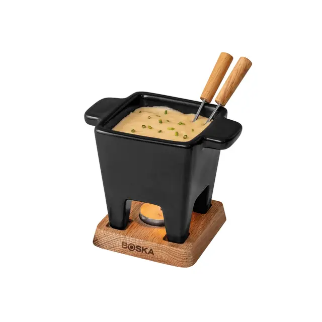 Boska Tapas Fondue Nero - por 200 gramos fondue de queso - 300 ml