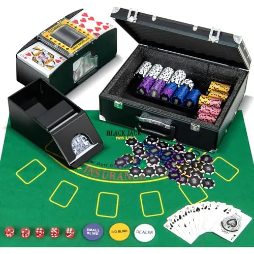 costway maletín poker 300 fichas