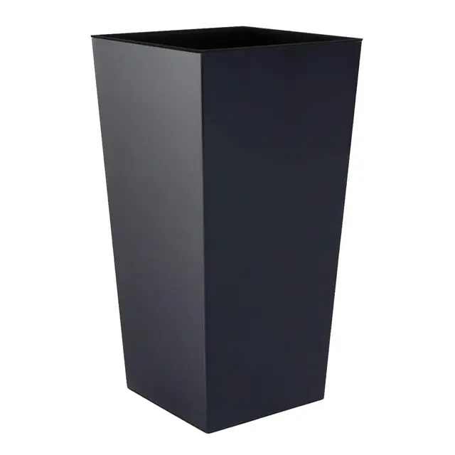 Prosperplast Macetero Urbi 50 cm Alto plástico Fower Pot con Interior Liner, 7 Colores, Antracita, 50 cm