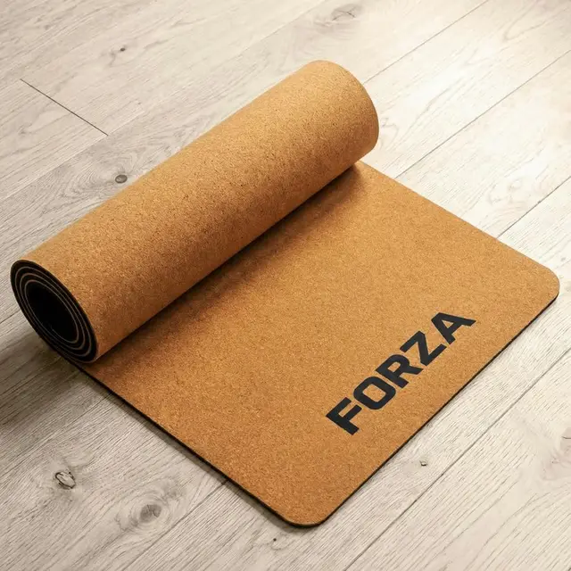 FORZA Esterilla de Yoga Corcho Natural y Goma