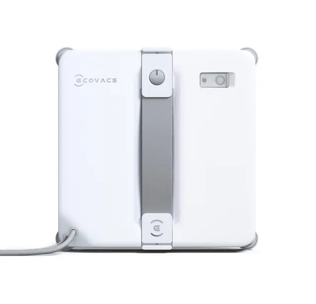 ECOVACS WINBOT Mini 2 Robot Limpiacristales, Cepillos Laterales para Esquinas y Pulverización Ultrasónica, Ultrafino para Ventanas Estrechas, Navegación Inteligente, 6 Modos App, Protección 10 Niveles