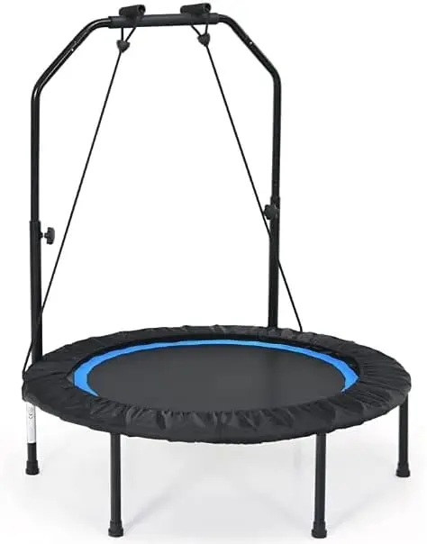 goplus trampolín fitness plegable 150 kg