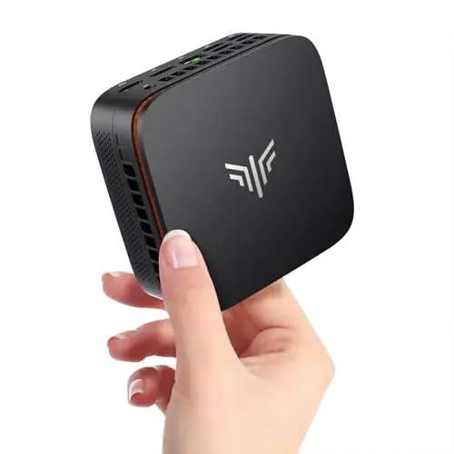 NiPoGi Essenx E1 Mini PC AMD 3150U W-11 Pro(hasta 3,3GHz), 8GB DDR4 256GB SSD Mini Ordenadores, 4K@60Hz Dual Pantalla HDMI +DP, Wi-Fi 5/BT 4.2/LAN/15W, Micro PC para Escuela/Negocios/Hogar