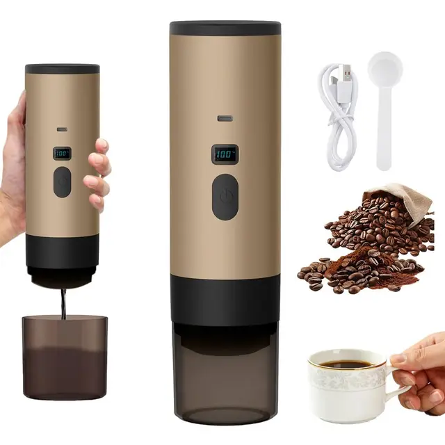 XOQUAI Cafetera Espresso Portátil USB-C