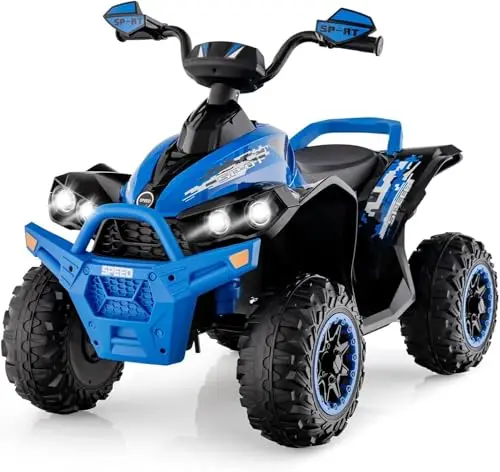 RELAX4LIFE Quad Eléctrico Infantil 12V Azul
