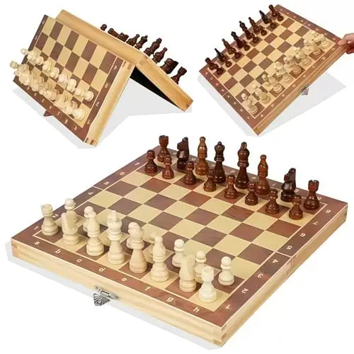 hrqvn ajedrez magnético plegable 29cm