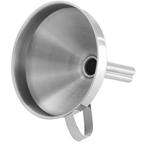 fackelmann 40428 embudo cocina acero