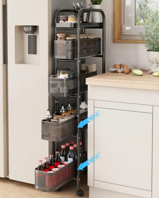 umdonx 70446 carrito auxiliar cocina 5