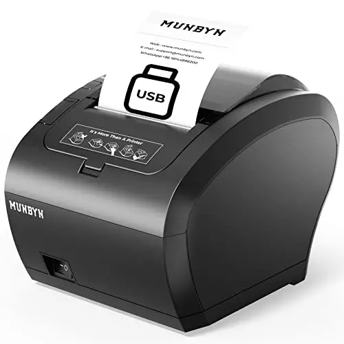 munbyn impresora ticket térmica 80mm usb