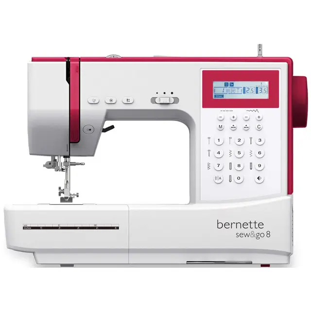 Máquina de coser Bernette Patchen para colchas, patchwork y 197 programas profesionales con ordenador 8 en 1