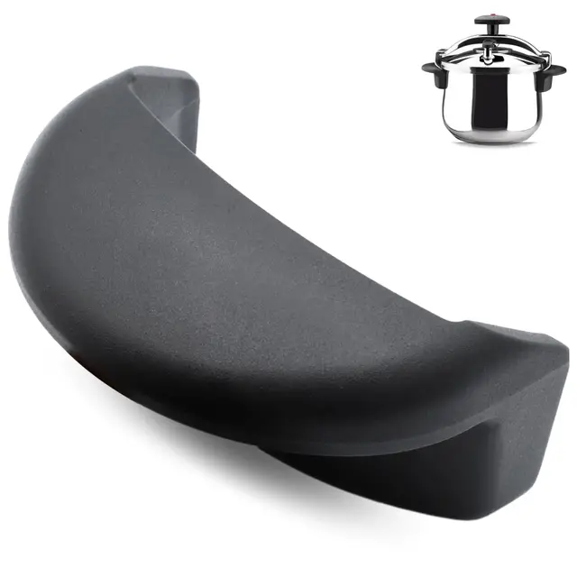 CHEFZOCO Asa para Olla a presión Moderna Magefesa, Asa de Repuesto para Olla a presión Compatible con Magefesa Star, Mango para Olla a presión, Asa de Recambio para Olla, No Incluye Tornillo, Negro