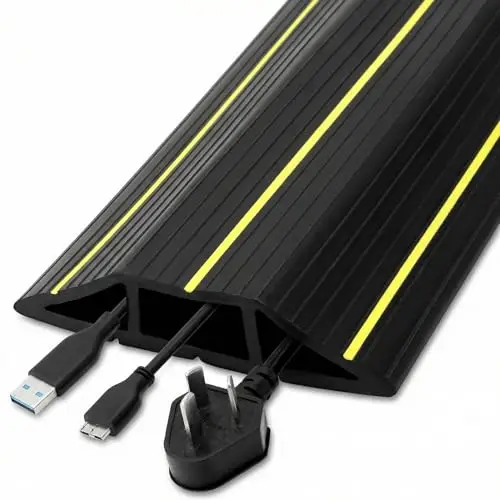 qwork wd10889 canaleta suelo 3 canales