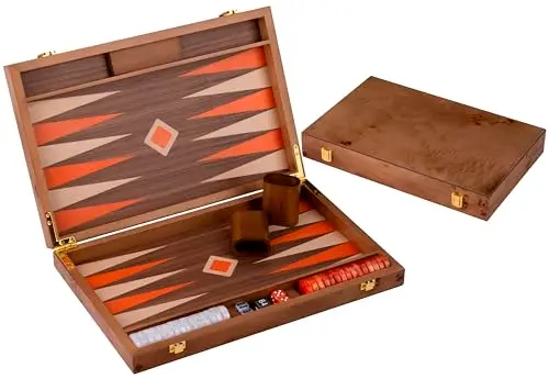 engelhart 250548 backgammon lujo nogal