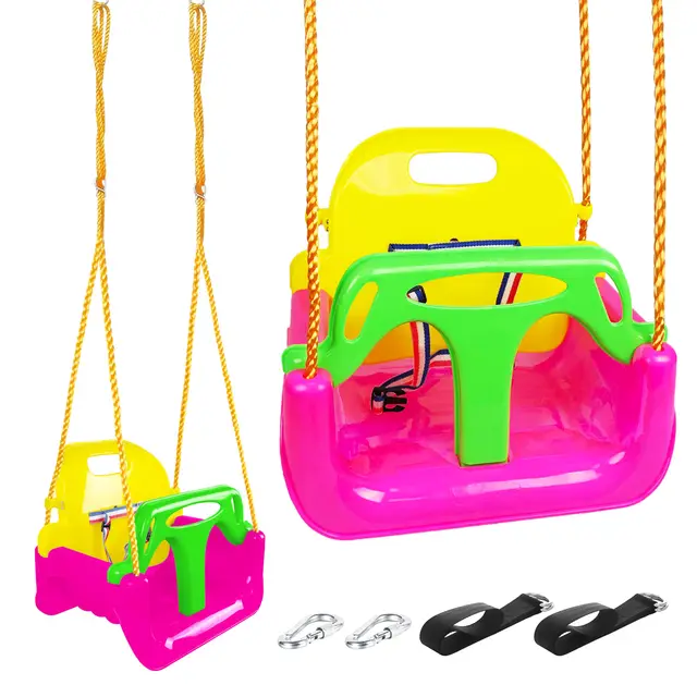 kinspory 31sw columpio 3 en 1 rosa