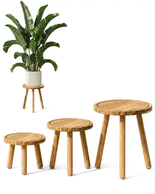 bamworld soporte madera 3 unidades