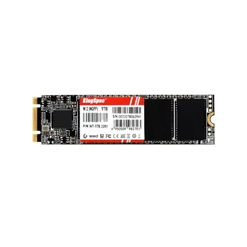 Kingspec SSD 1TB, M.2 SATA 2280 SSD - 3D NAND Flash, Unidad de Estado sólido Interna para portátil y sobremesa