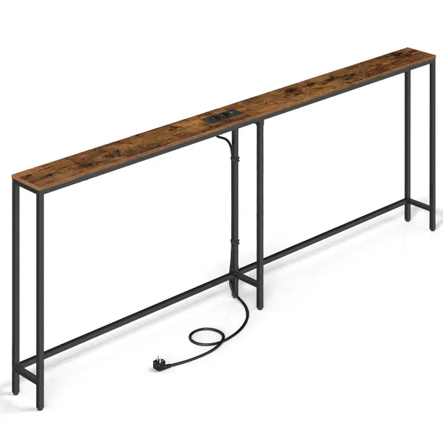 vasagle lnt077k102 mesa consola con