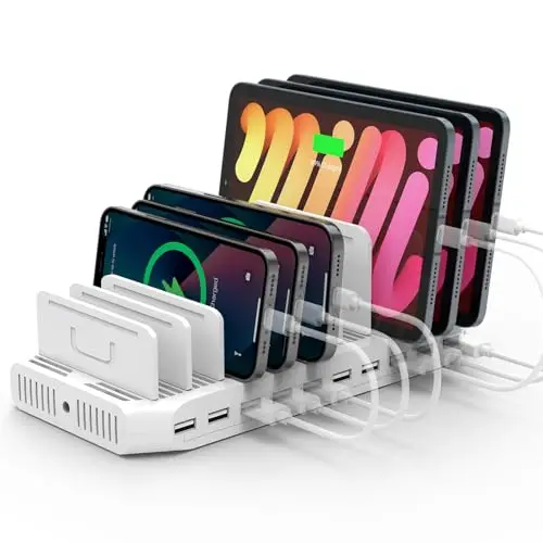 alxum estación de carga 10 puertos usb