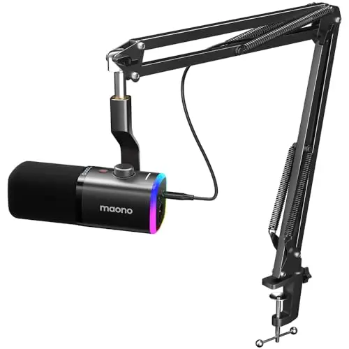 maono pd200x micrófono gaming rgb