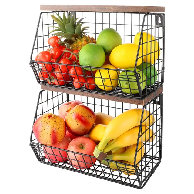 lopyxbr frutero colgante 2 pisos pack 2