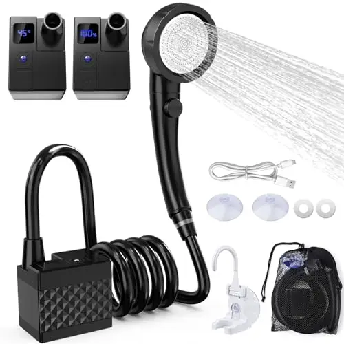 cadrim ducha camping portátil bomba 8000