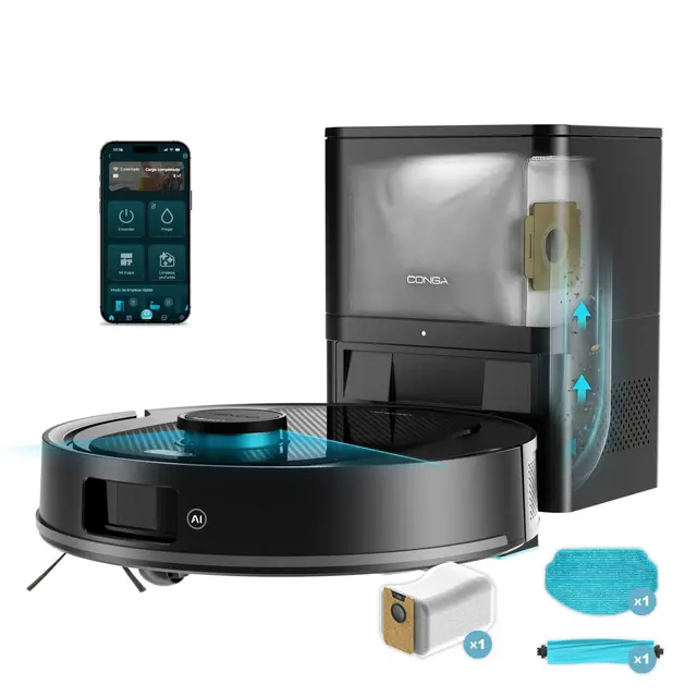 Cecotec Conga Y80 X-Treme Robot Aspirador y Friegasuelos
