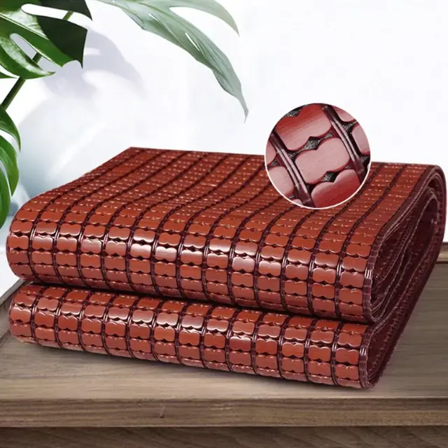 Natural Colchoneta para Bamboo Colchón,Plegable,for Verano,for Mahjong,sábana Transpirable,Estera de Dormir de Bambú Mahjong, Esterilla de Bambú de Hielo,para Sala de Estar,Sofá,Cama