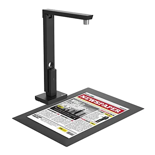 CZUR Lens 800 Pro Escáner de Documentos Portátil, Escáner Vertical para Documentos, Escáner Plano A4, OCR Rápido 1 s/Página, Cámara de Escaneo de 8 MP, Fácil de Usar para Mac y Windows