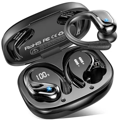 Rulefiss BX27-NEW Auriculares Deportivos Inalámbricos Bluetooth