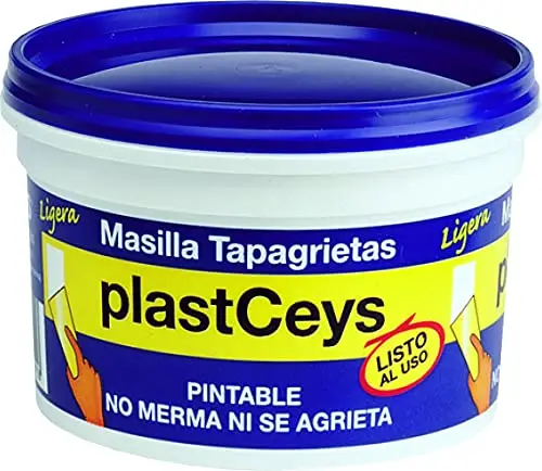 Ceys - Masilla tapagrietas reparadora - Aplicación rápida y fácil - Color blanco - 200ML