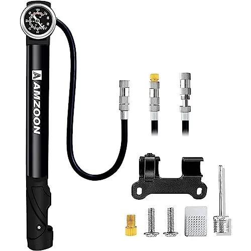amzoon m25b-02 bomba de bicicleta mini