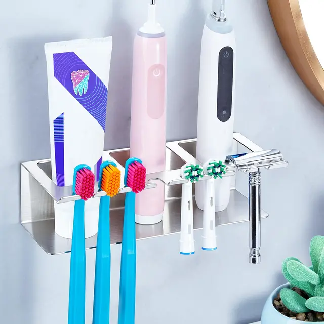 yybo toothbrush holder 3 compartimentos