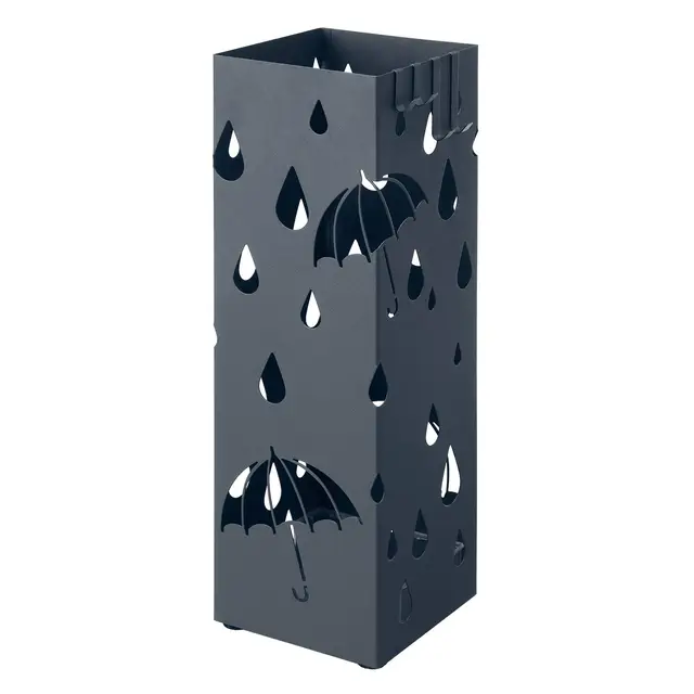 songmics paragüero metal 4 ganchos 49 cm