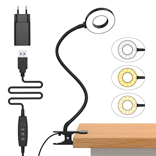 izell 23 led flexo con pinza