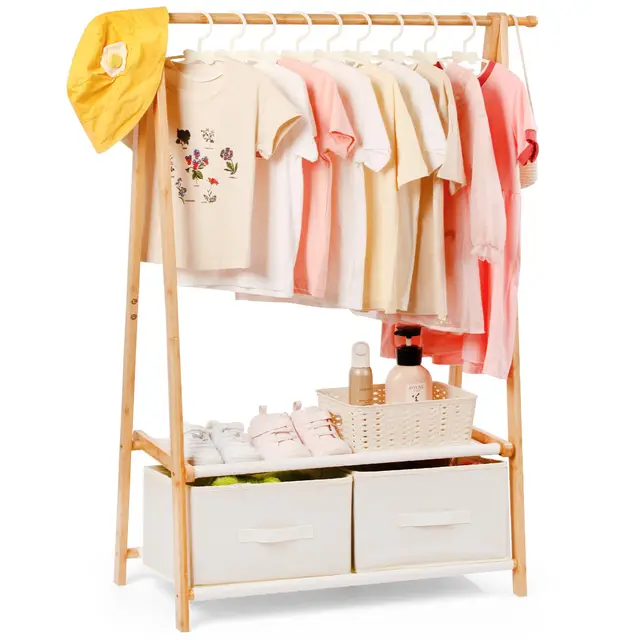 relquorax g09-nt perchero bambú infantil