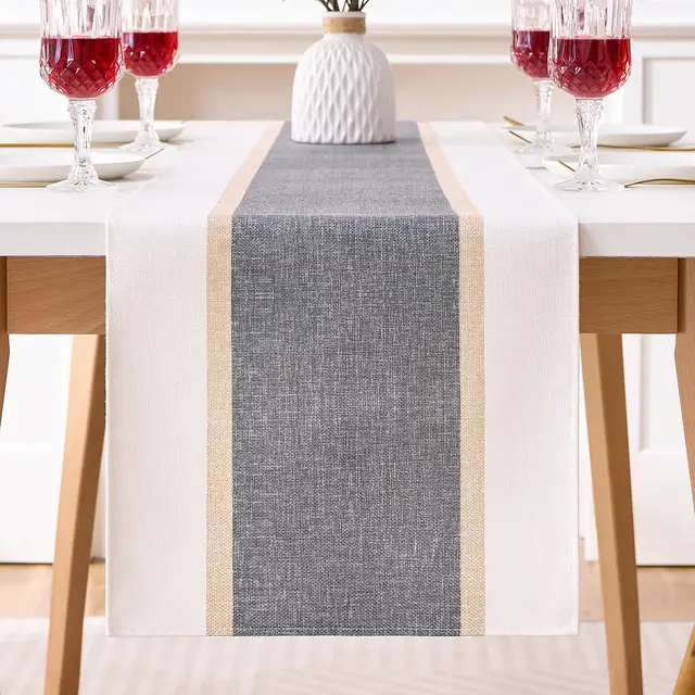 decormommt boho gris rayas impermeable