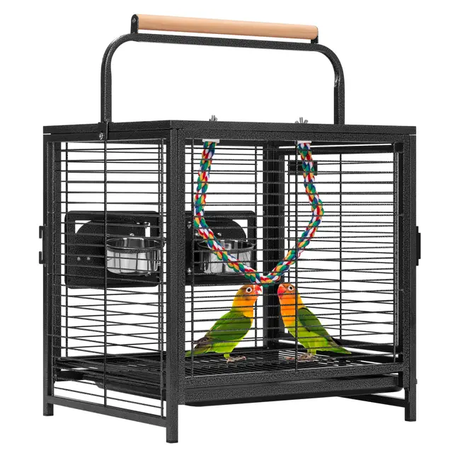 vivohome vh464 jaula pájaros hierro