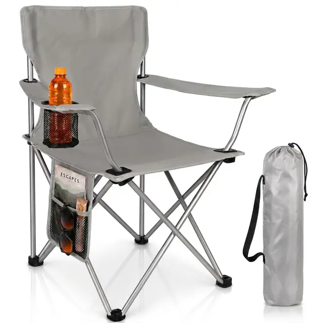 ediesi silla plegable camping acero